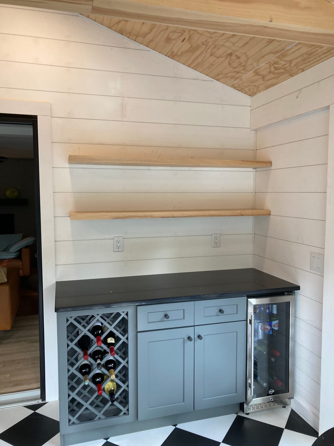 Customer photo review of Ash Floating Shelves