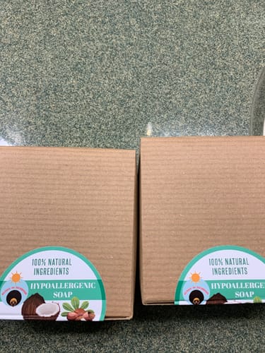 Customer photo review of Hypoallergenic Soap Bar