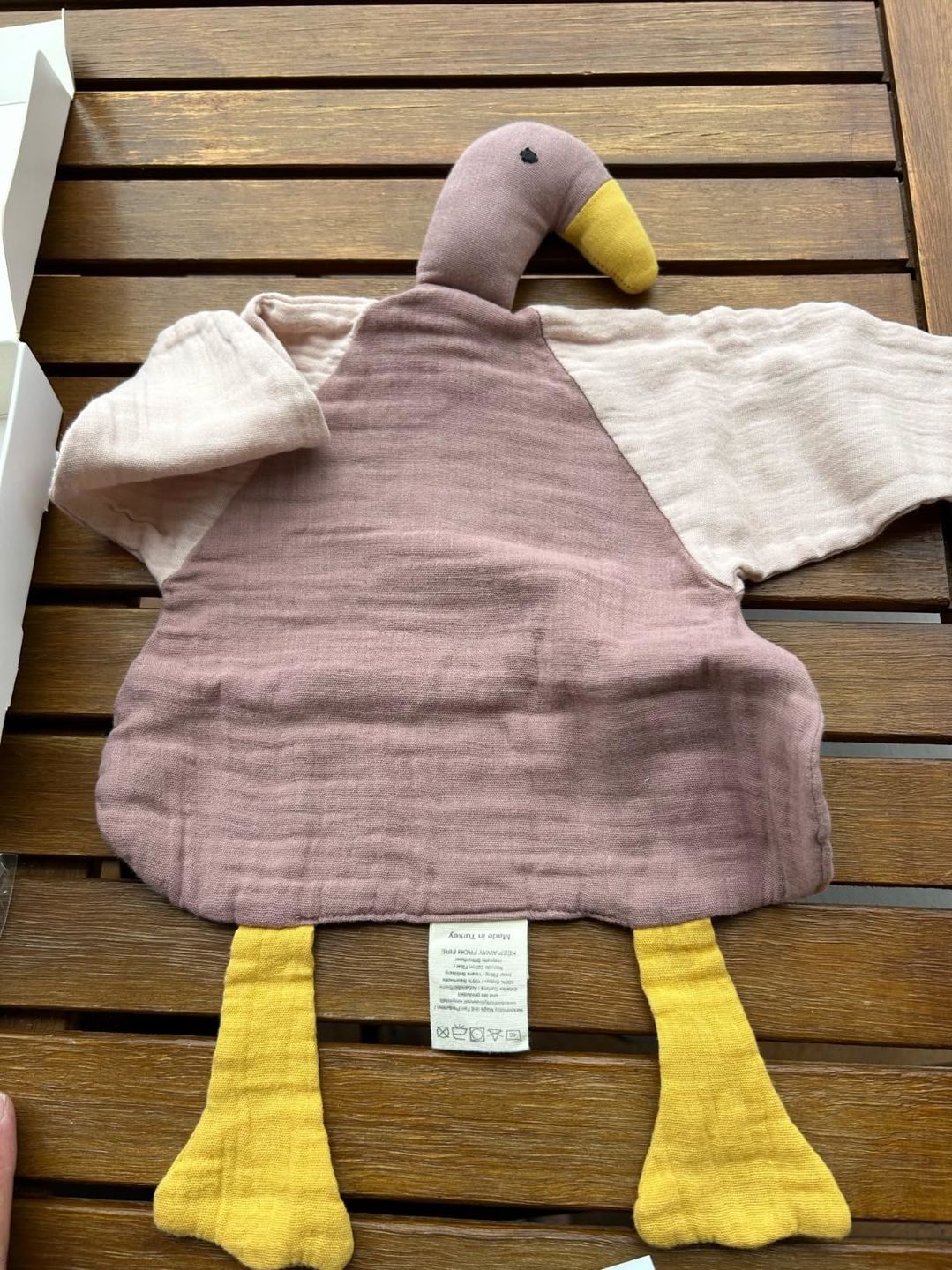 Customer photo review of Schmusetuch Ente