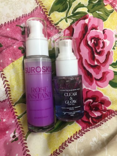 Customer photo review of Pack of 4 | 2 Mist + 2 Cleanser Combo