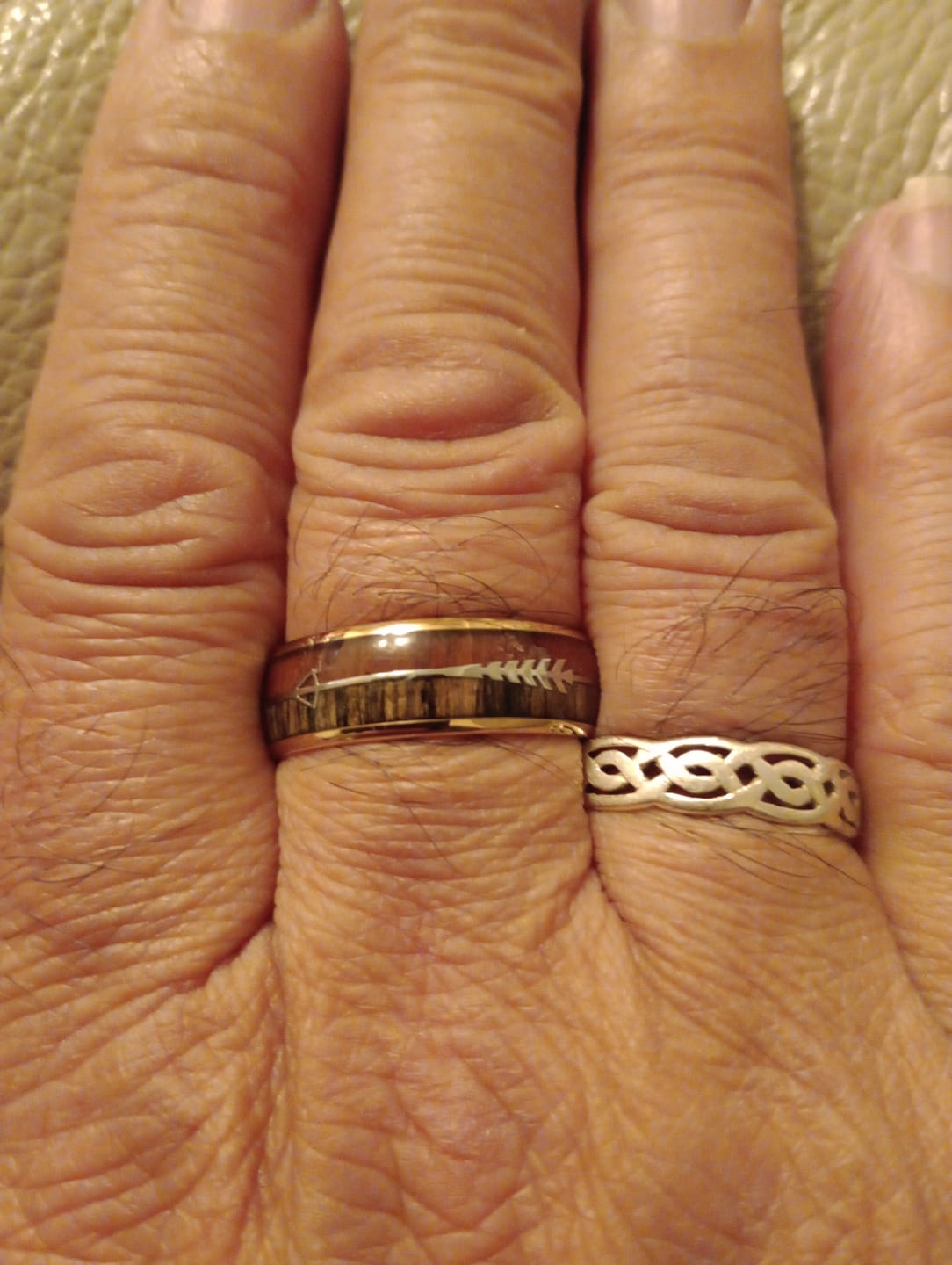 Customer photo review of The Harold Arrow Wonder Ring Set