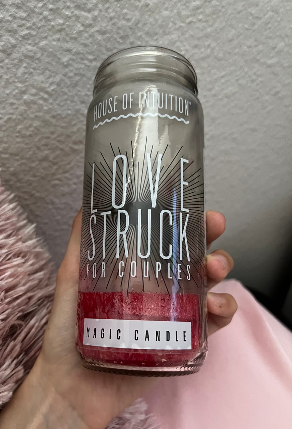 Customer photo review of Love Struck: Couples Magic Candle