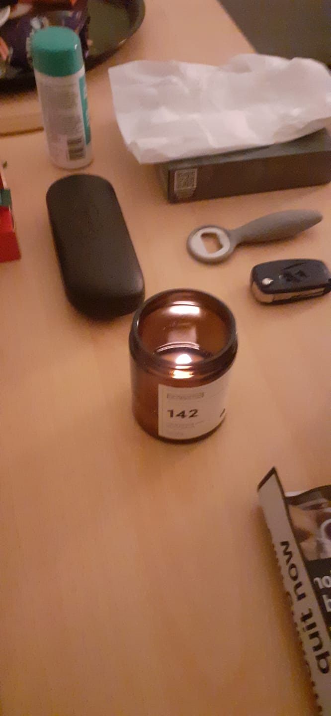 Customer photo review of Inspired By Pomegranate and Noir - 142 - 25 Hour Candle
