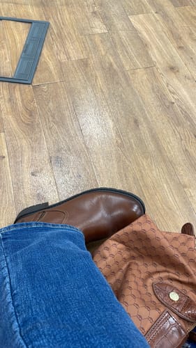 Customer photo review of Gloucester Fleece-Lined Boots Brown