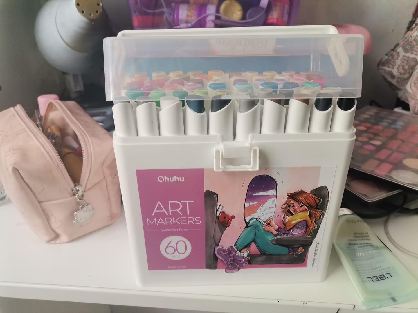 Customer photo review of Ohuhu Kaala Five Tones Slim Broad and Fine Dual Tips Alcohol Art Markers