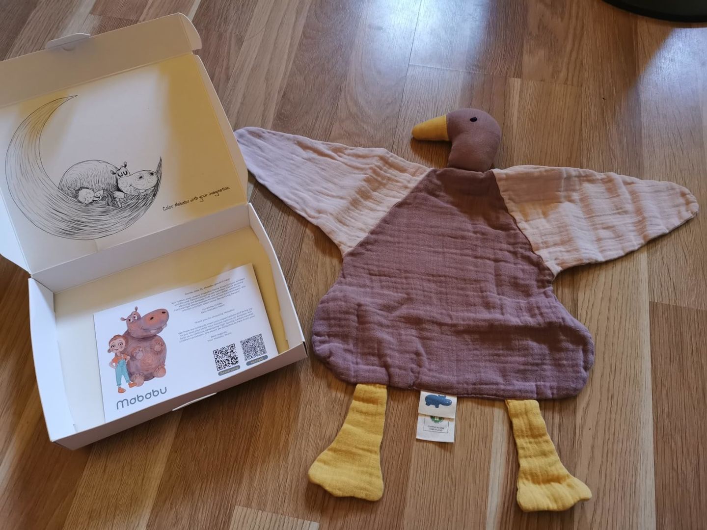 Customer photo review of Schmusetuch Ente