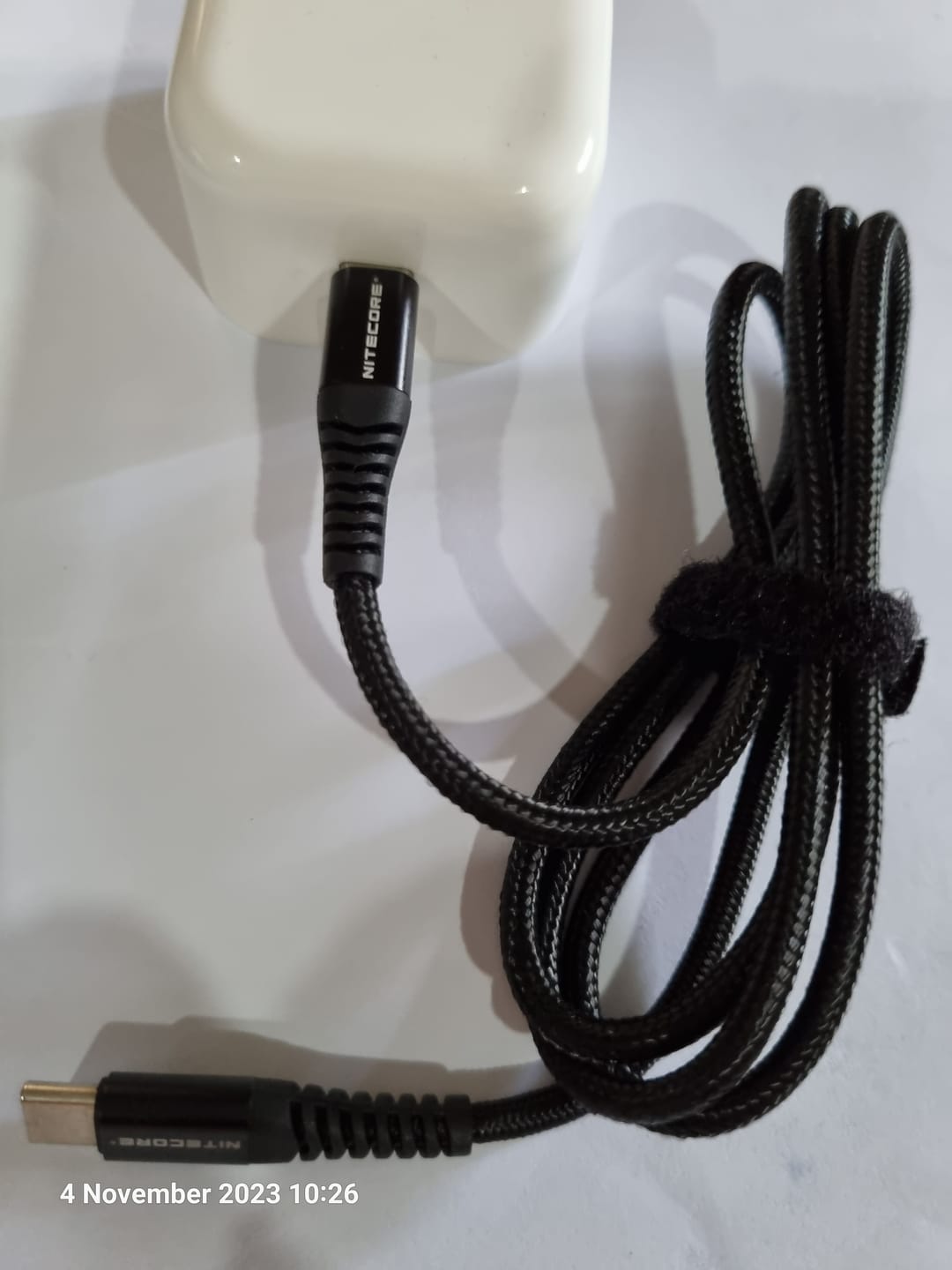 Customer photo review of Nitecore 60W USB-C to USB-C Charging Cable
