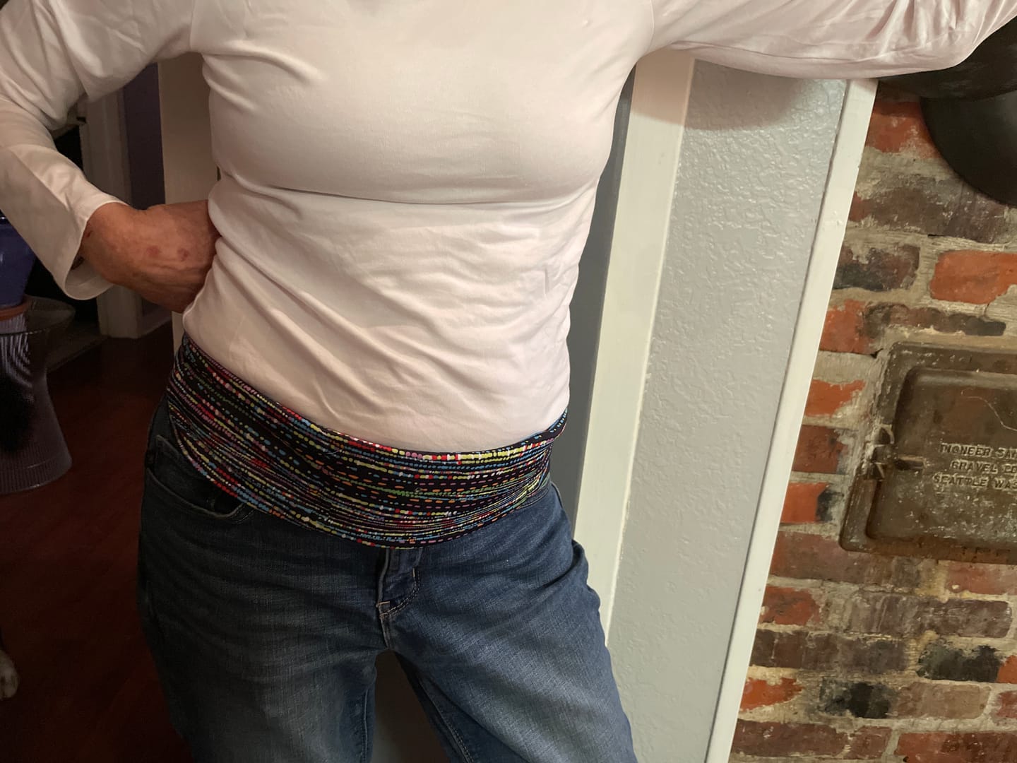 Customer photo review of Confetti Pocketed Belt