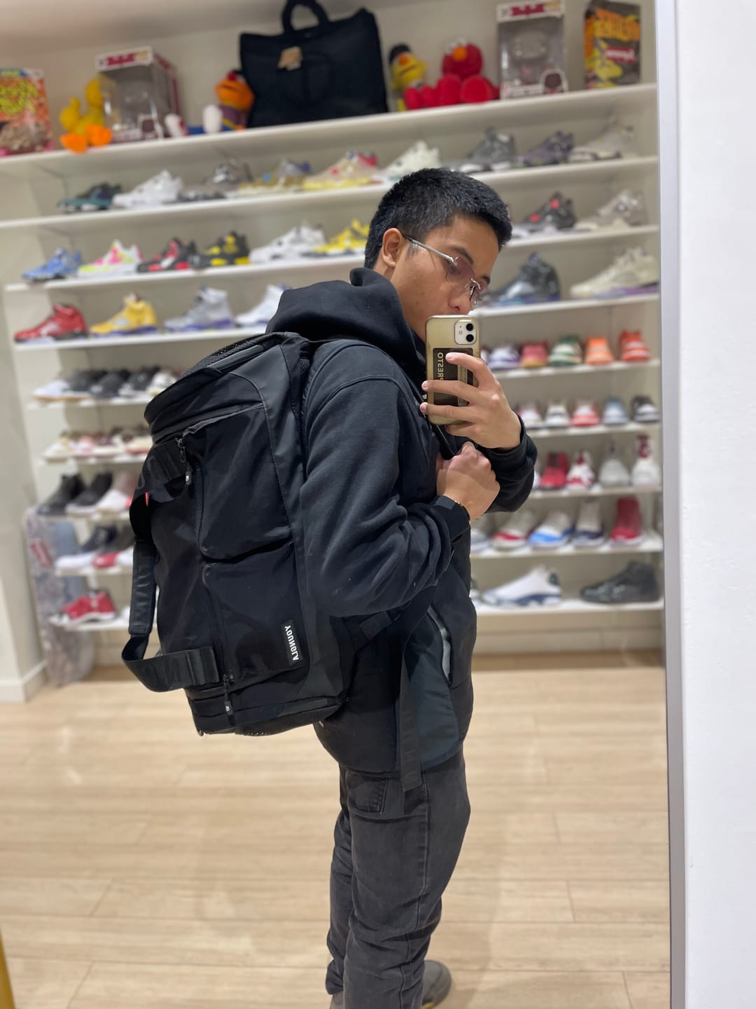 Customer photo review of 741 Hybrid Duffle Backpacks
