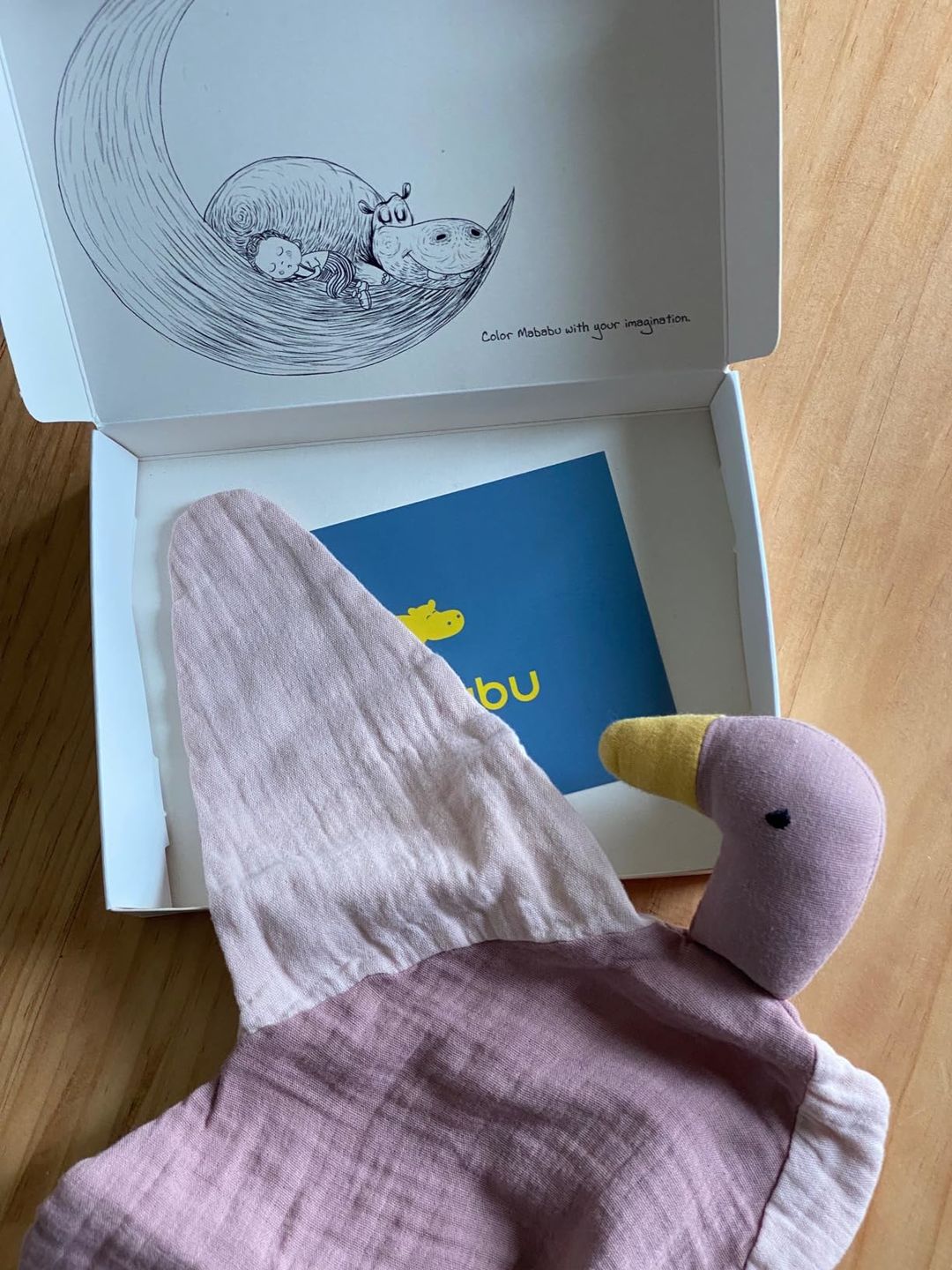 Customer photo review of Schmusetuch Ente