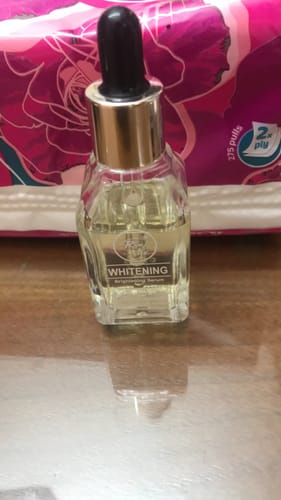 Customer photo review of Face Serum - Whitening (30ml)