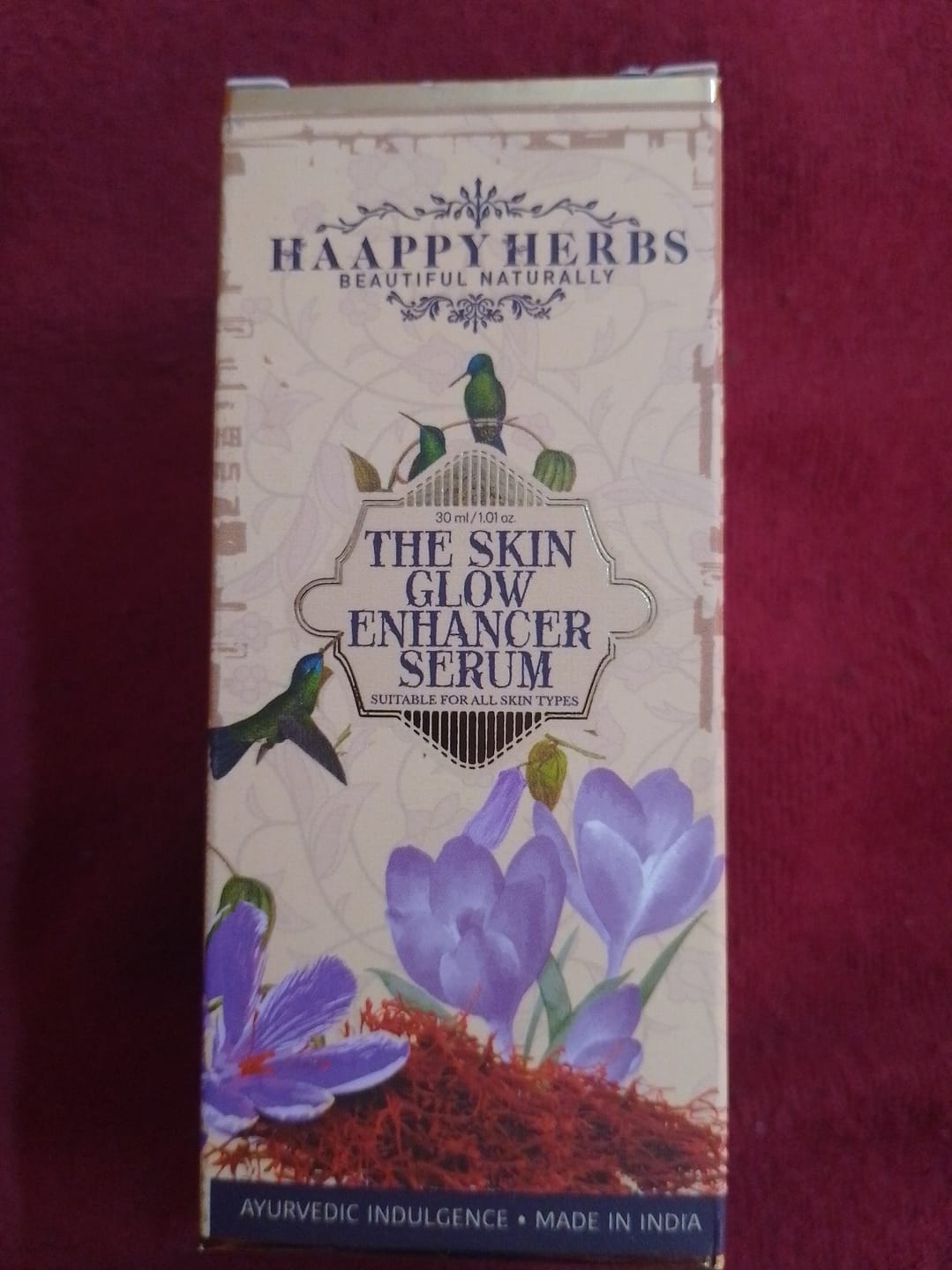 Customer photo review of The Skin Glow Enhancer Serum