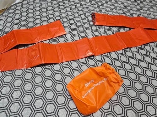 Customer photo review of Bivy Bag - Kompakt nödsovsäck