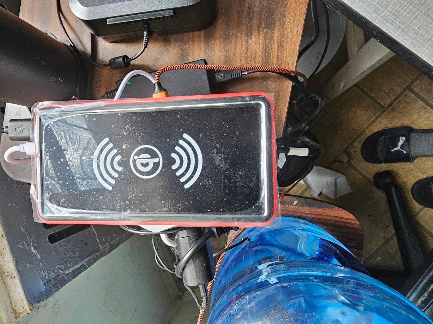 Customer photo review of Ultimate Wireless Waterproof Solar Powerbank 50,000 mAh
