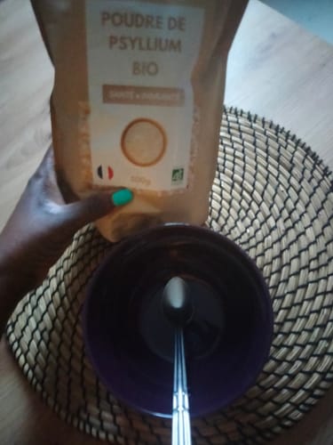 Customer photo review of PSYLLIUM BLOND BIO (EN POUDRE)