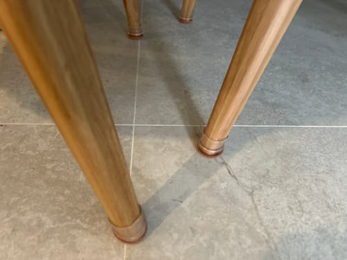 Customer photo review of Groovy Chair Leg Protector Glides - 48x Pack