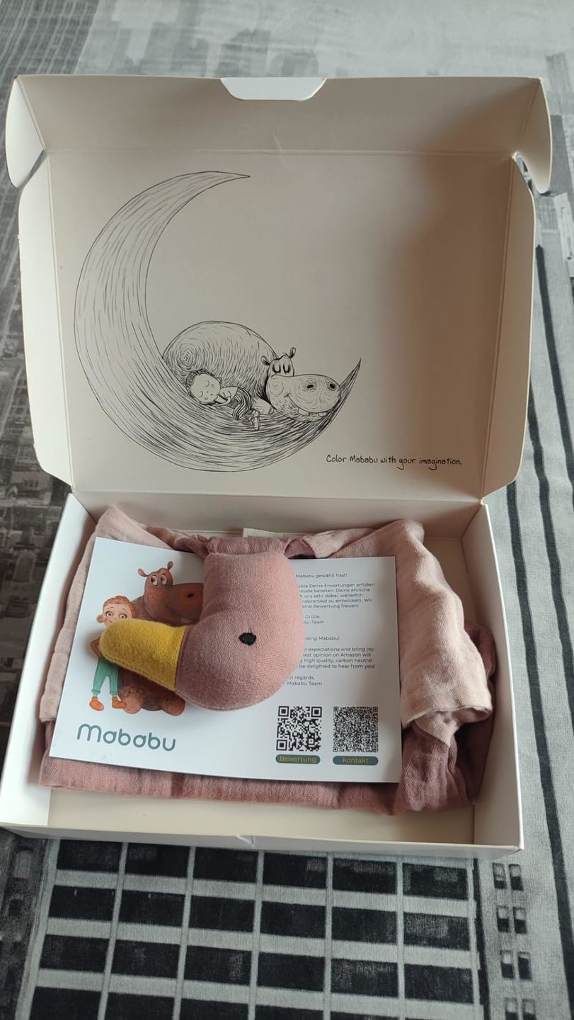 Customer photo review of Schmusetuch Ente