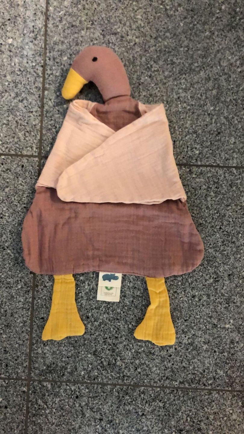 Customer photo review of Schmusetuch Ente