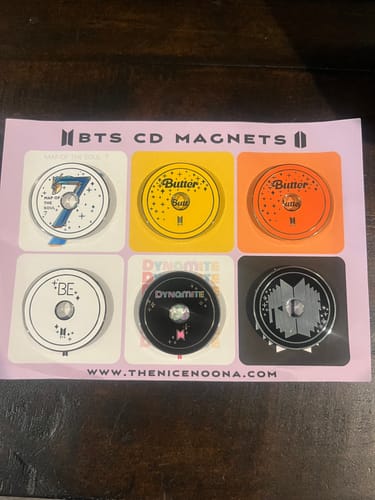 Customer photo review of BTS Anthology CD Magnet Collection Part II