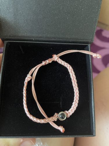 Customer photo review of Personalized photo bracelet - To my loved Ones