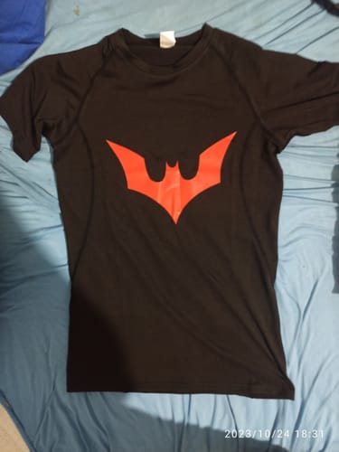 Customer photo review of Dark Knight Beyond Compression Shirt