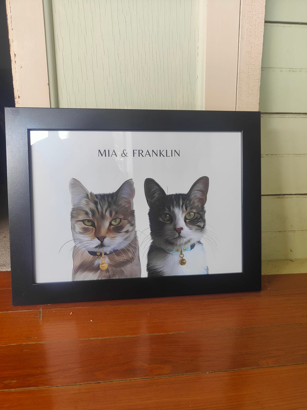 Customer photo review of Two-Pet Portrait