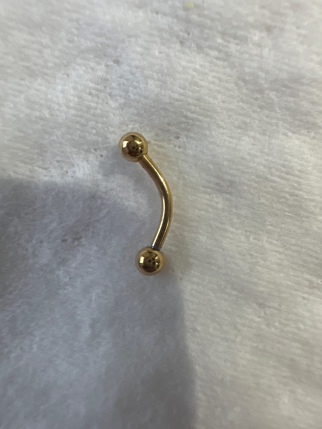 Customer photo review of Simple Dot Rook Piercing | Chirurgenstahl