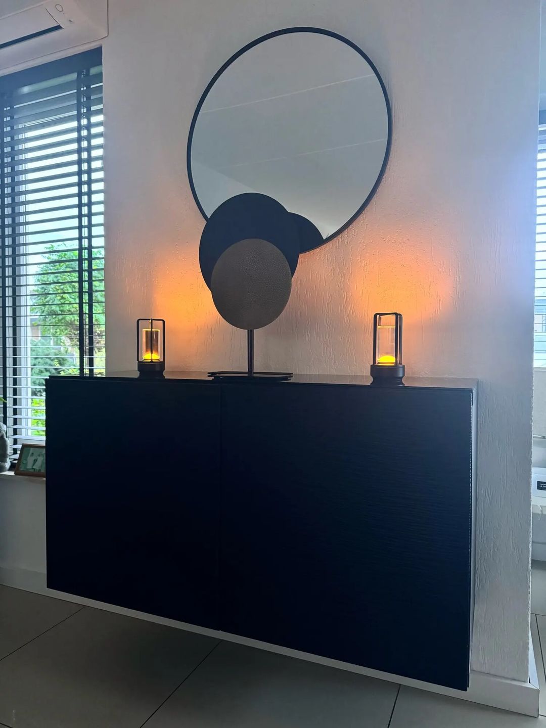 Customer photo review of Lantern Table Lamp