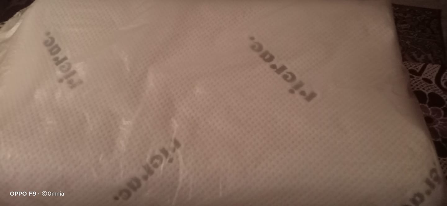 Customer photo review of Wavy Memory Foam Pillow