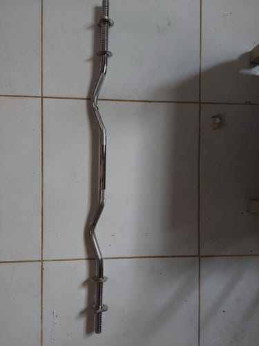 Customer photo review of Barra Maciça W Cromada 1,20M 25mm