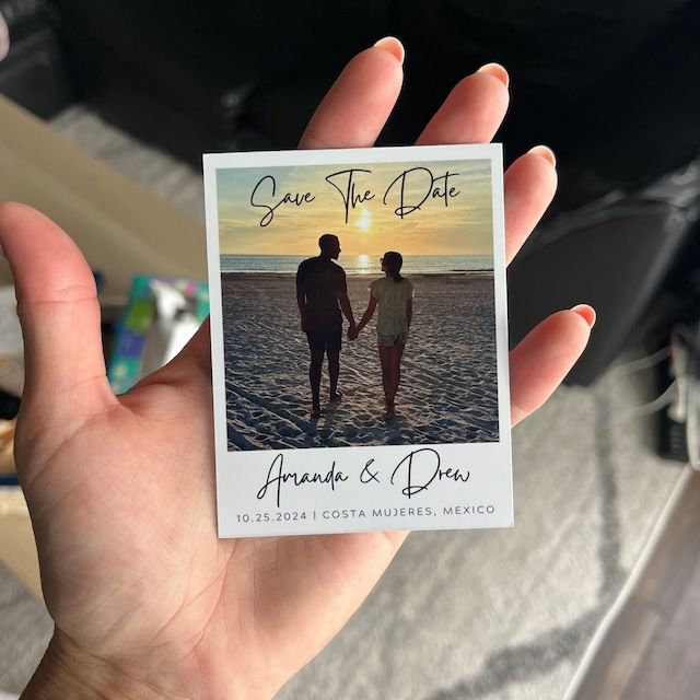 Customer photo review of Save The Date Magnets