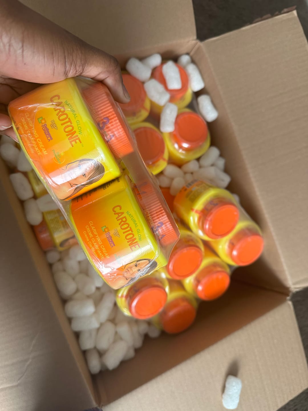 Customer photo review of Carotone Cream Jar 300 ml