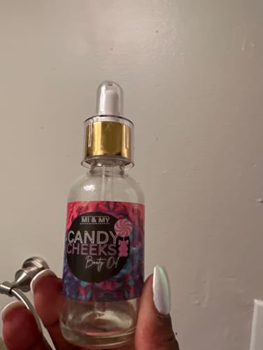 Customer photo review of Candy Cheeks Booty Oil