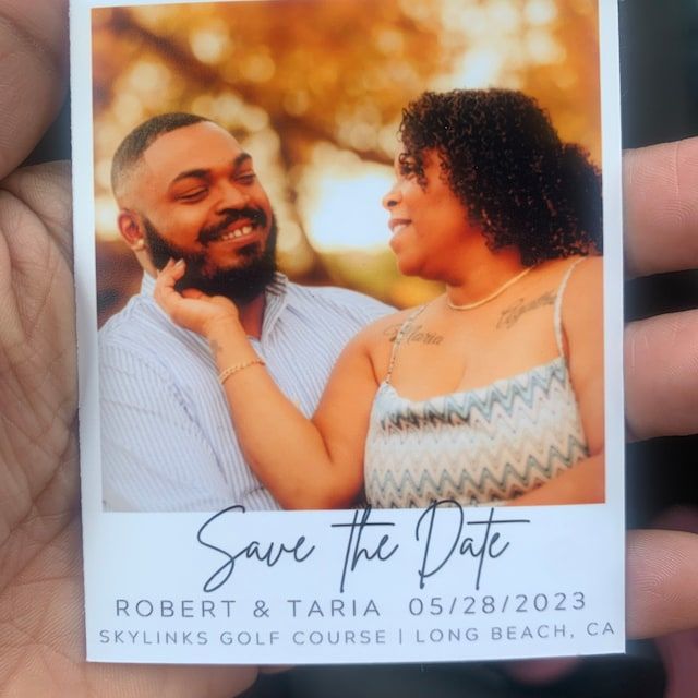 Customer photo review of Save The Date Magnets