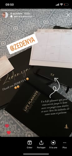 Customer photo review of Coffret - Life Planner & Accessoires + 1 Planner OFFERT ! 😱