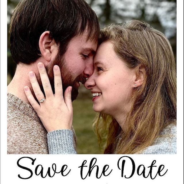 Customer photo review of Save The Date Magnets