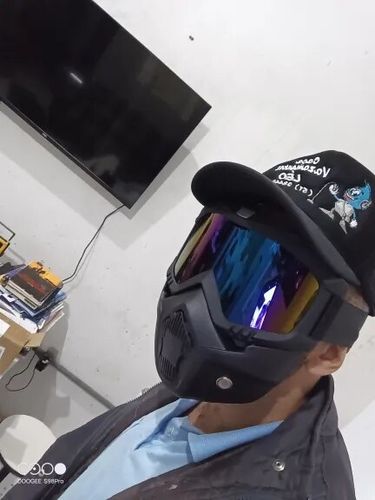 Customer photo review of Lunettes de Ski & Masque détachable - Flexibilité en plein air