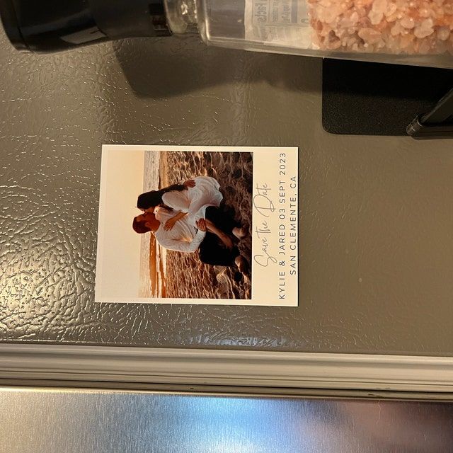 Customer photo review of Save The Date Magnets