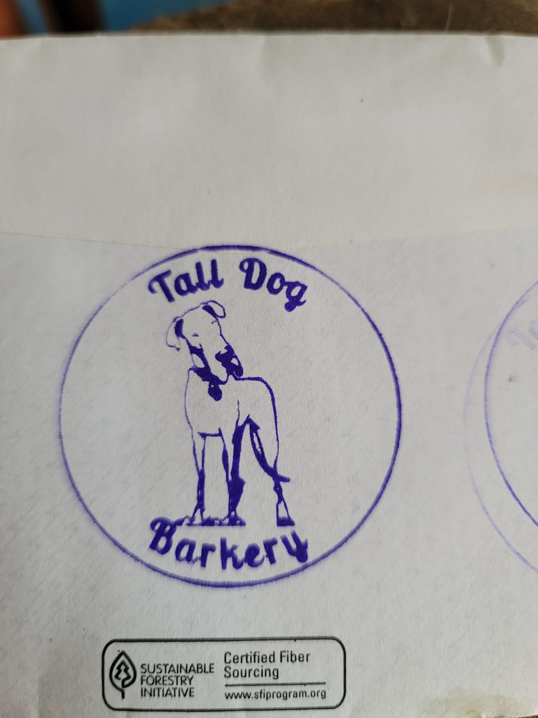 Customer photo review of Self-Inking Stamp