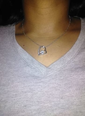Customer photo review of Aan Mijn Dochter - Luxe Cadeau - Hart Ketting