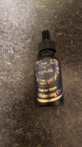 Customer photo review of POWERFUL® Face Whitening Cream