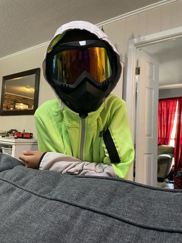 Customer photo review of Lunettes de Ski & Masque détachable - Flexibilité en plein air