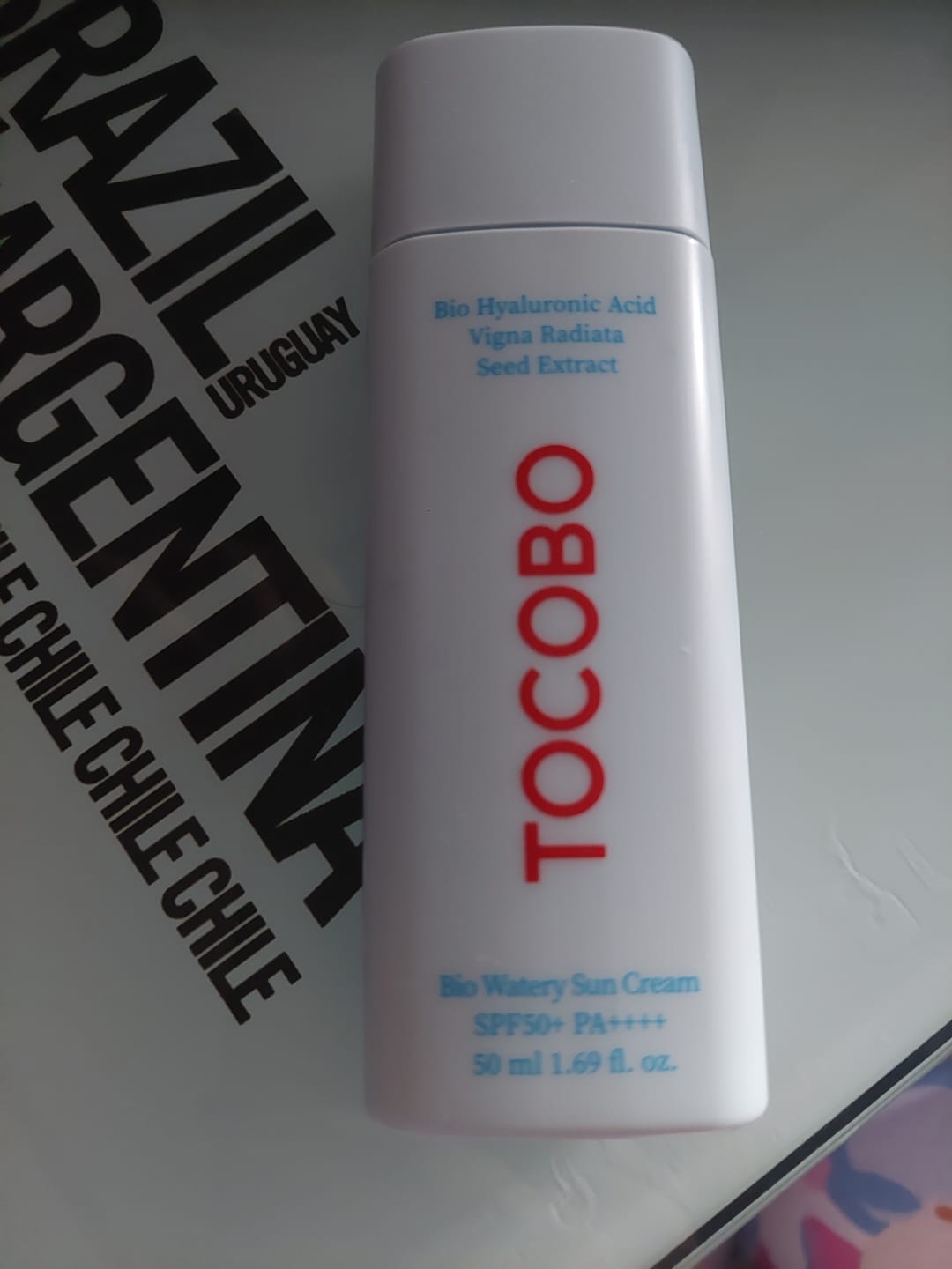 Customer photo review of Bio Watery Sun Cream SPF50+ PA++++