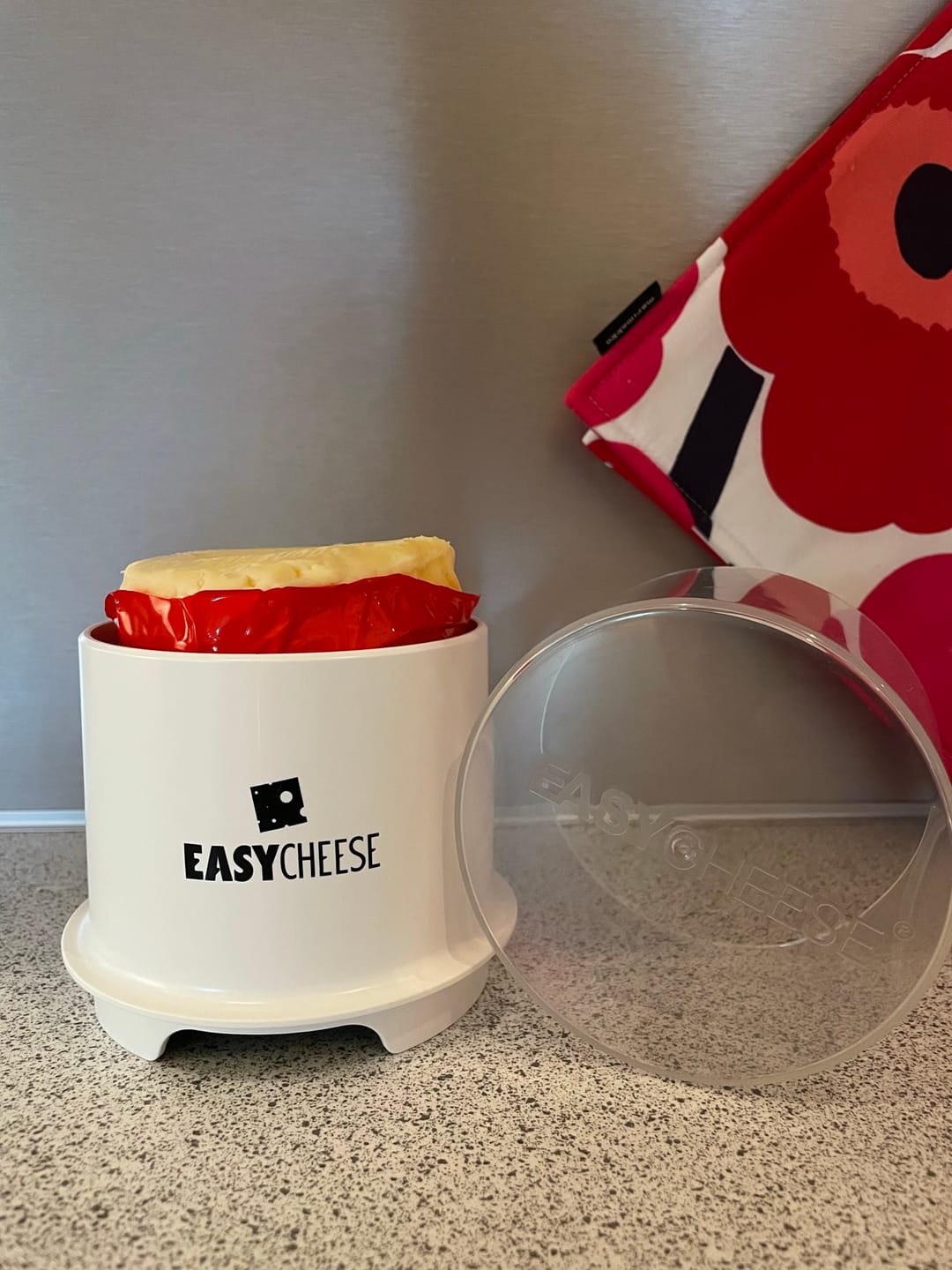 Customer photo review of EasyCheese® Osteklokke Rund - Hvit