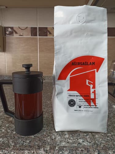 Customer photo review of Ağırsağlam French Press Seti