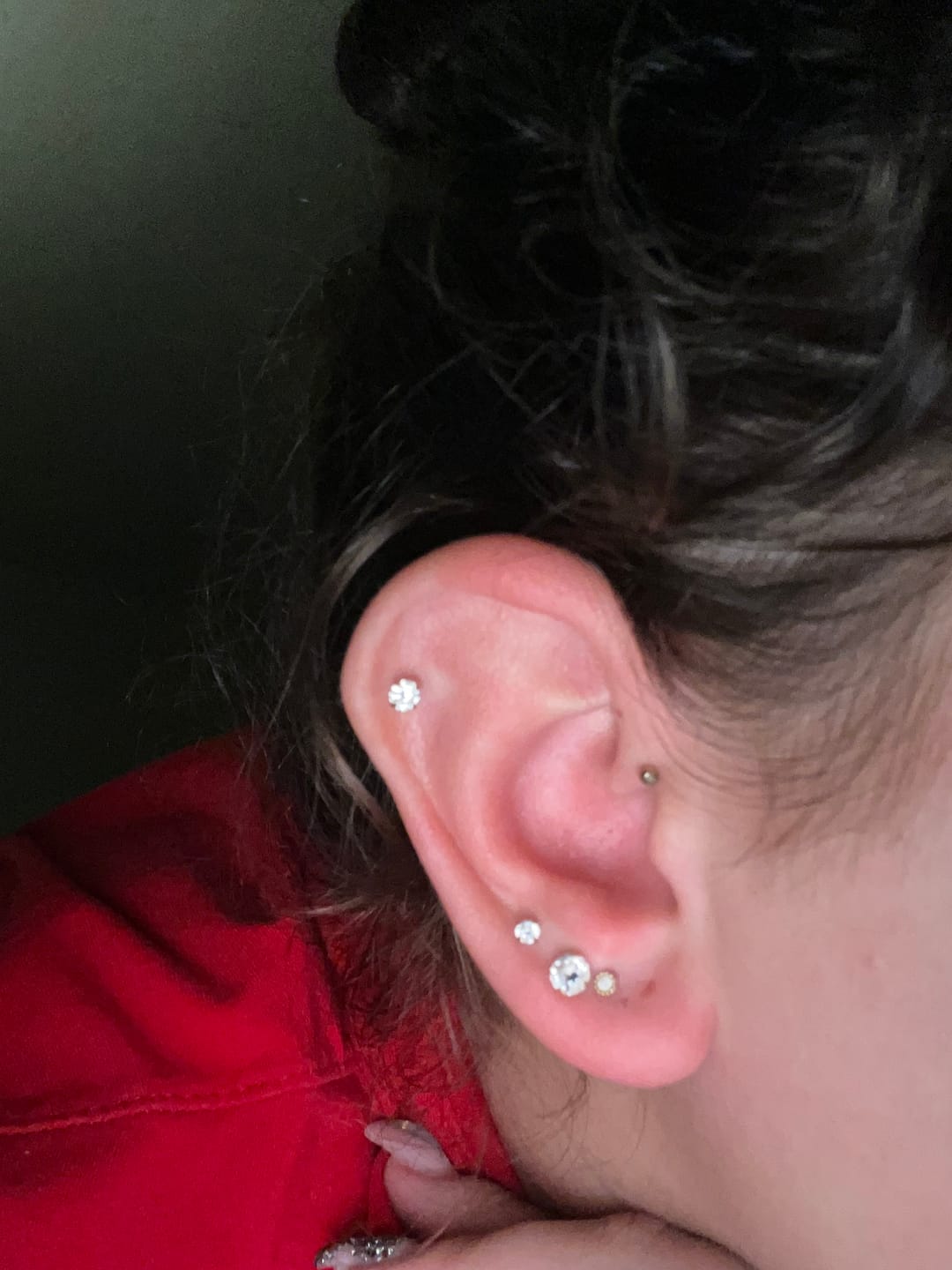 Customer photo review of Britney Piercing | Titan