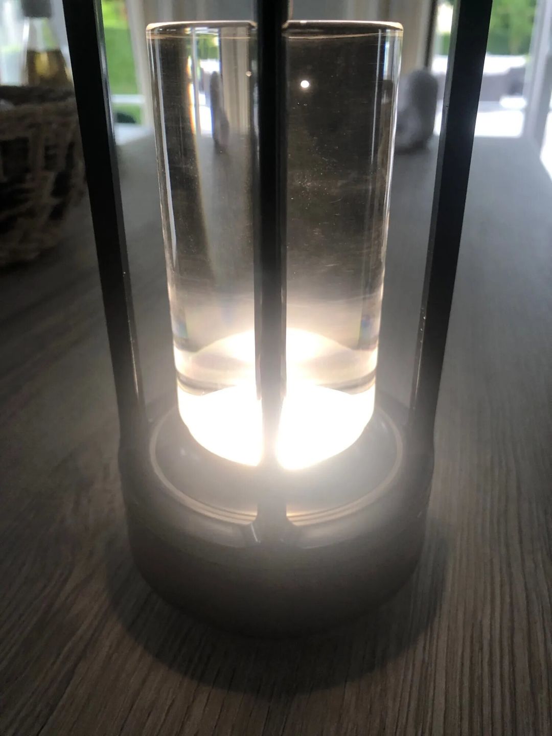 Customer photo review of Lantern Table Lamp