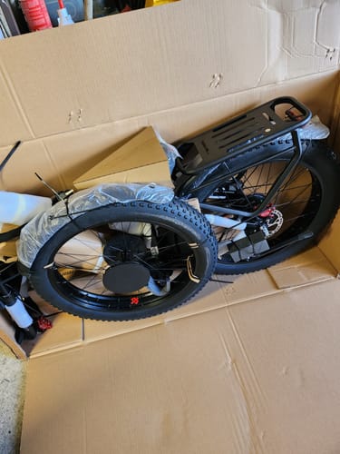 Customer photo review of Lankeleisi MG600 Plus 1000W Bafang Motor 26" Fat Bike All Terrain Electric Bike 48V 20Ah Samsung Battery