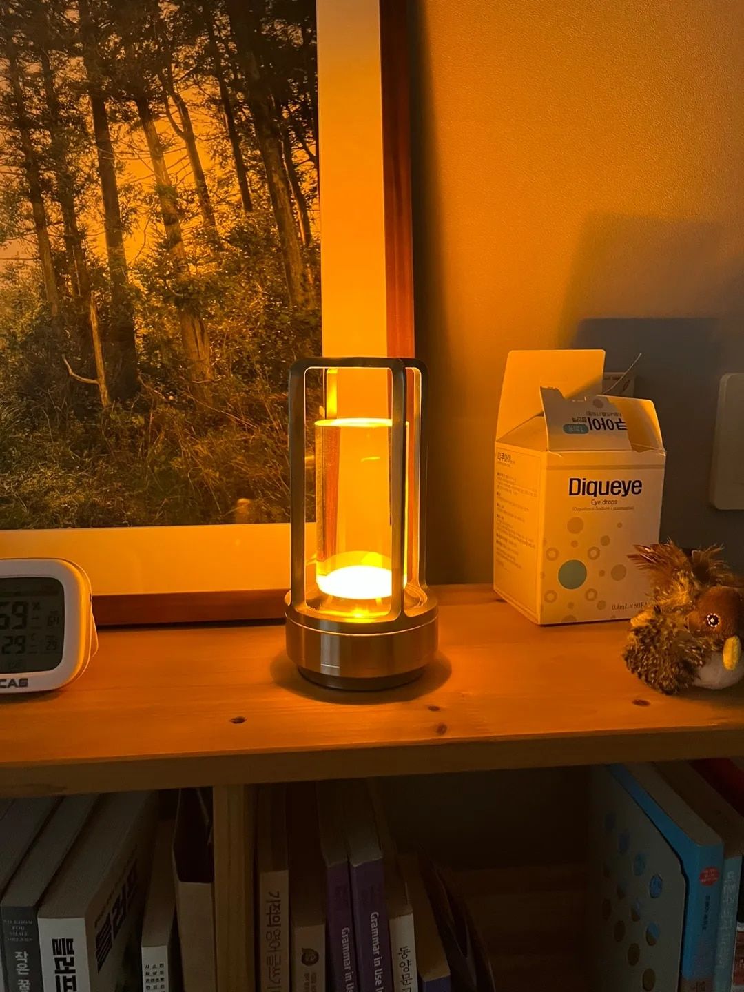 Customer photo review of Lantern Table Lamp