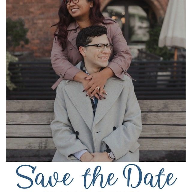 Customer photo review of Save The Date Magnets